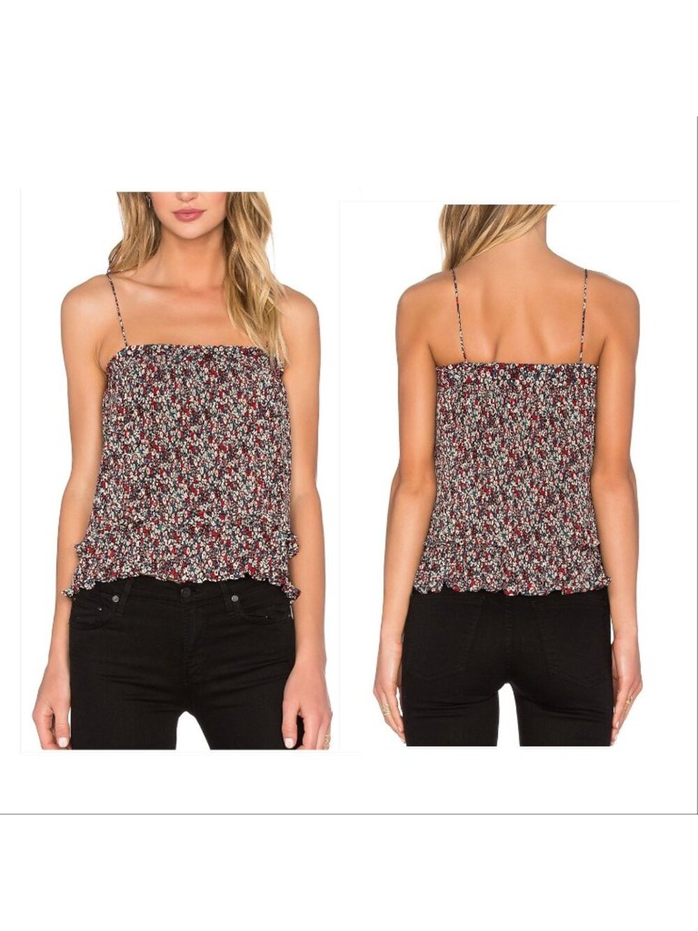 Derek Lam 10 Crosby Pleated Cami In Confetti, 2 in 1, (as Skirt), Size 8, NWT